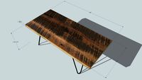 Hairpin Coffee Table