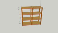 shelving unit for file boxes archive