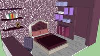 purple bedroom