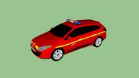 megane estate sapeur pompier SDIS 30