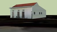 Casa madera blanca M61
