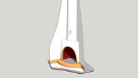 Kiva Fireplace by John Gaw Meem