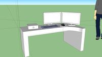 pc living room table