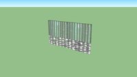Decorative Metal/glass dividor TZ