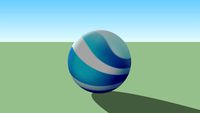 Google Earth Logo 3D