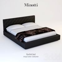 minotti bartlett bed