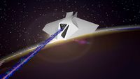 AFV-01 'jackal' firing railgun