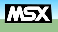 MSX logo 2D