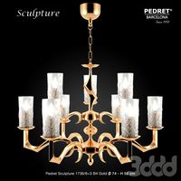 Pedret Sculpture 1736/6+3 B4 Gold