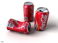Can (close, open, trash)3d model