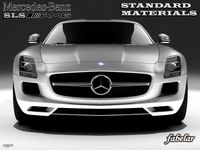 MERCEDES SLS AMG STD MATERIALS3d model