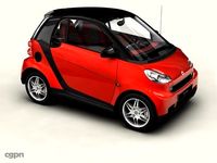 Smart ForTwo Coupe 20093d model