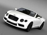 Bentley Continental GTC V8 20133d model