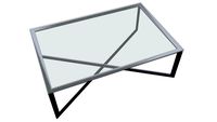 Table basse verre