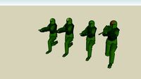 Green Army standard soldier lineup phase 1