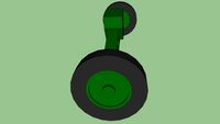 Pulling tractor front axle