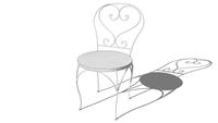 Chaise ST GERMAIN ivoire, Maisons du monde. Réf: 129.983 Prix: 59