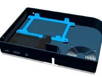 Raspberry Pi B+ Media Centre by NikDak