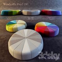 Windmills Pouf 180 cm