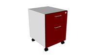 CAJONERA RODANTE CAJÓN+ARCHIVO BURDEOS