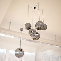 Chandelier and sconces