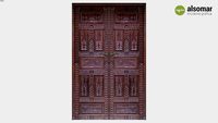 Carved door