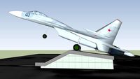 Памятник истребителю Су-27 Flanker