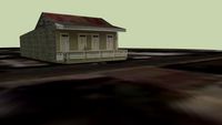 Casa madera ocre, M34