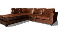 Canapé cuir d'angle 5p STANFORD, Maisons du monde, réf 105187, 2290