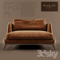 Brando armchair by Black Tie