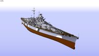 German battleship Bismarck/Tiepitz(1941)