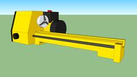 Emco Compact 5 manual lathe headstock and bed