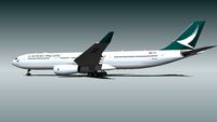 Cathay Pacific Airways國泰航空 Airbus A330-343 B-LAJ (New Livery 2016)