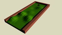 Mini golf course