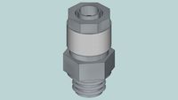 1/2' MPT to 1/2' compression fitting straight