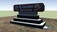 RJ CORMAN Railroad Goup sign