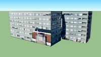 Building in Hackney, Greater London, UK