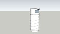 Papelera Milenium 80L CONTENUR cubierta