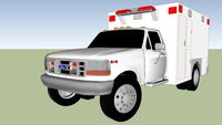 Type 1 ambulance ford f350 model 1998 strobe