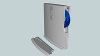 PlayStation 3 CECH-2500A/B SS 縦置き
