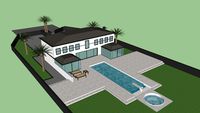 Maison luxueuse mixant contanporain et classique