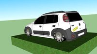 Fiat Uno Way FIXAAAA... Rodas NV12 Tampa De marmita