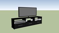 cabinet with items