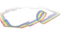 Simple Race Track Based on Rainbow Road Theme