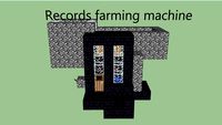 Record farmering machine