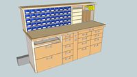 Miter Saw Bench and Hutch