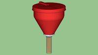 Industrial Series - Equipment - Container - Drum - Metal Flammables Safety Funnel