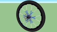 Wheel bicycle crankbrother/Schwalbe/Scram