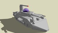 Futuristic Assault Tank