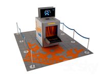 Scanner objects at the airport